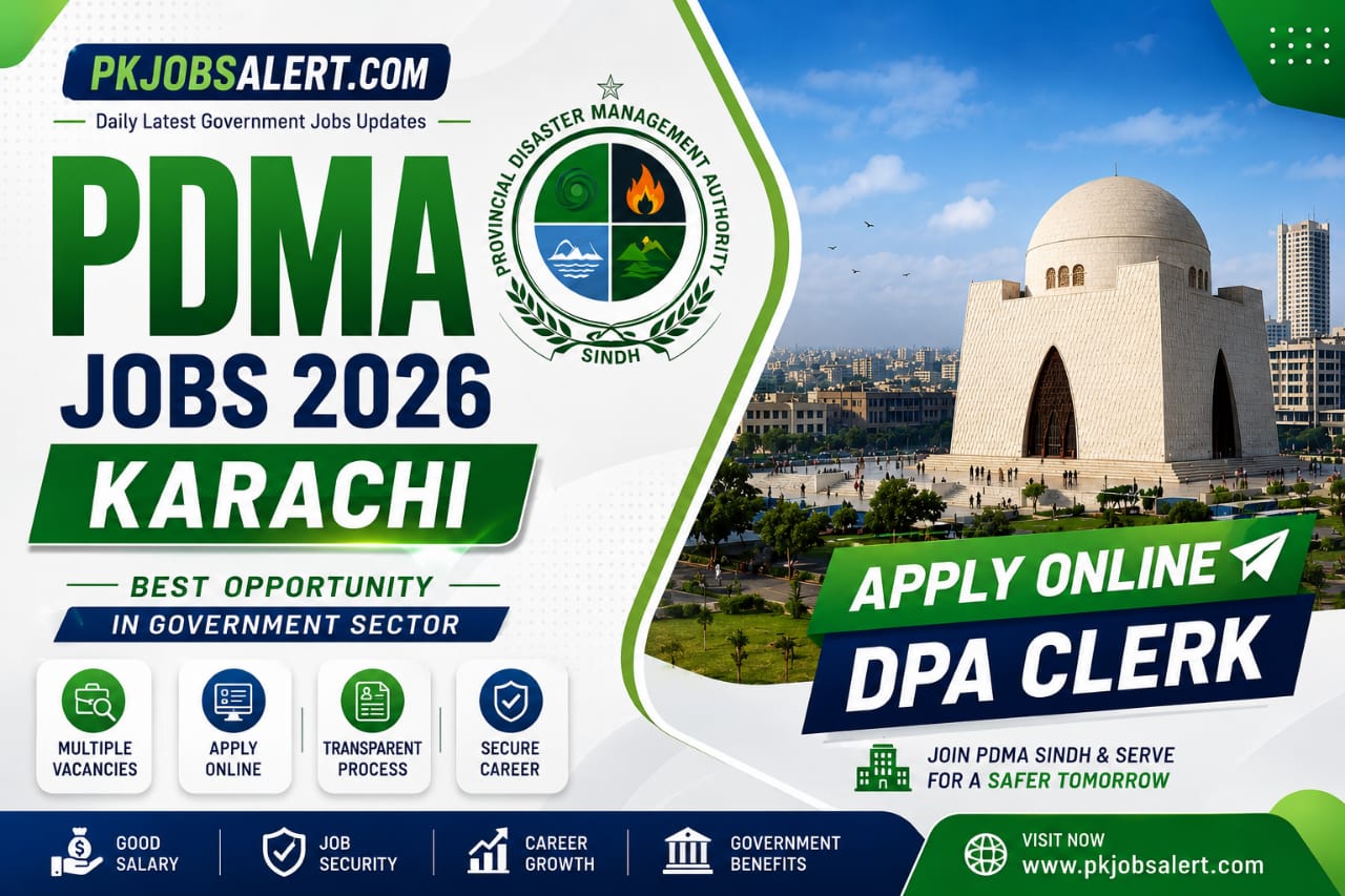 PDMA Provincial Disaster Management Authority Jobs 2026