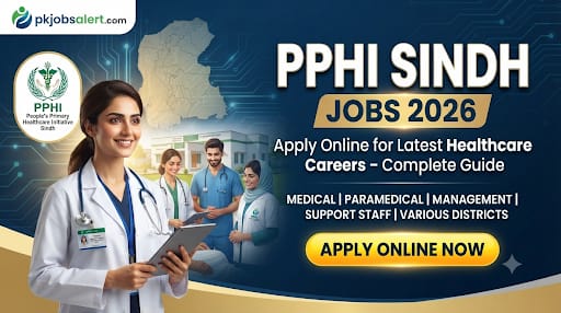 PPHI Sindh Jobs 2026: Apply Online for Latest Healthcare Careers – Complete Guide PPHI Sindh Jobs 2026 Online Application Guide for Medical and Paramedical Staff
